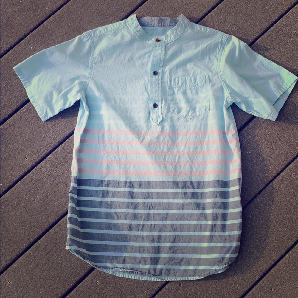 Youth Cat&Jack 1/2 button up shirt.